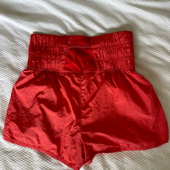 Free People Movement High Waist Red Shorts - Picture 5 of 6